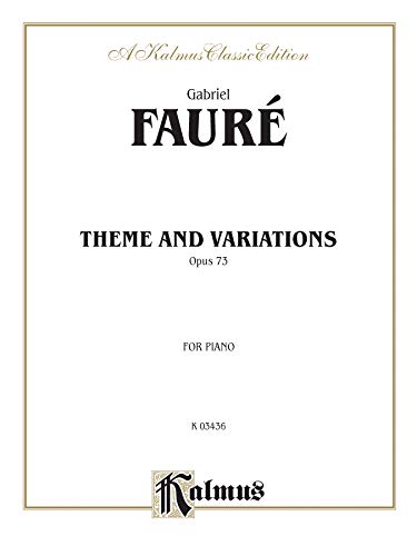 9780757904370: Theme and Variations, Op. 73 (Kalmus)