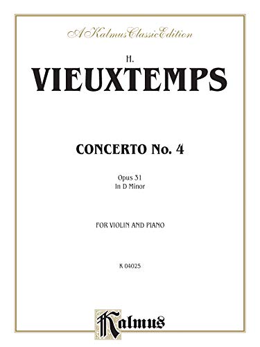 Stock image for Violin Concerto No. 4, Op. 31 (Kalmus Edition) for sale by Revaluation Books