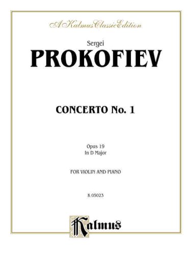 Concerto No. 1, Op. 19 for Violin and Piano (Kalmus Edition) (9780757905735) by [???]