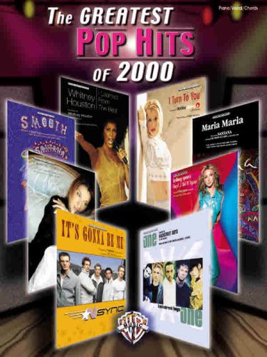 Imagen de archivo de Greatest Pop Hits of 2000 : Piano, Vocal, Chords a la venta por HPB Inc.