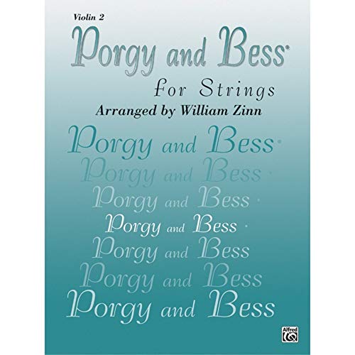 Beispielbild fr Alfred 00-0546B Porgy and Bess for Strings - Music Book zum Verkauf von Wonder Book