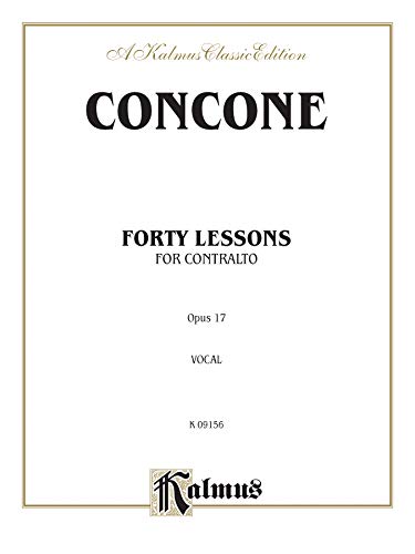 Forty Lessons, Op. 17: Alto (Kalmus Edition) (9780757907753) by [???]