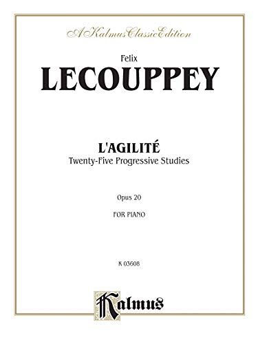 Beispielbild fr L'Agilite Twenty-Five Progressive Studies: Opus 20 for Piano zum Verkauf von Revaluation Books