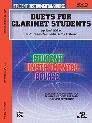 9780757910326: Duets for Clarinet Students, Level II: Student Instrumental Course
