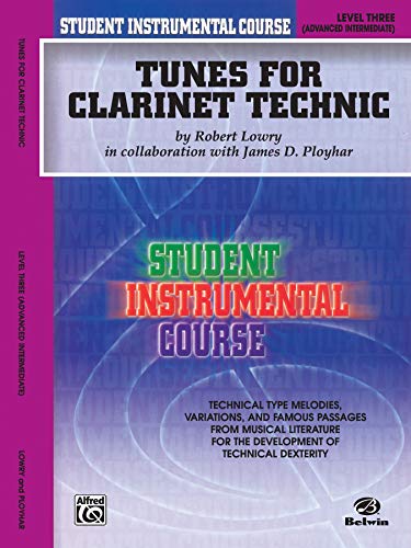 Beispielbild fr Student Instrumental Course Tunes for Clarinet Technic: Level III zum Verkauf von PlumCircle