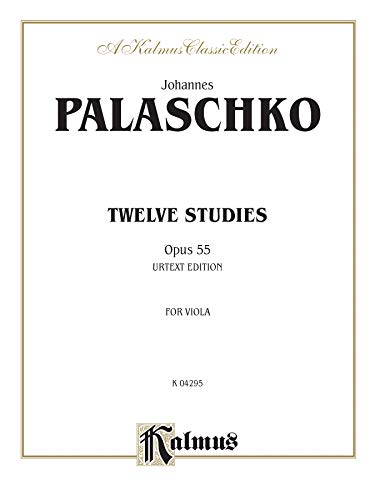 Twelve Studies, Op. 55 (Kalmus Edition) (9780757910494) by [???]