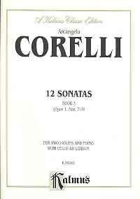 Beispielbild fr Twelve Sonatas, Op. 1, Bk 3: cello ad lib. (Kalmus Edition) zum Verkauf von Magers and Quinn Booksellers