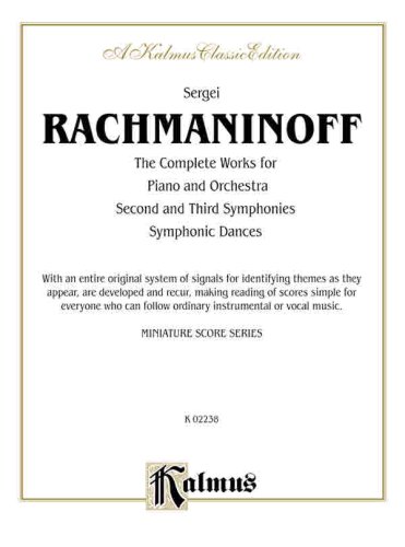 Beispielbild fr Complete Works for Piano and Orchestra: Second and Third Symphonies, Symphonic Dances (Miniature Score). zum Verkauf von Black Cat Hill Books