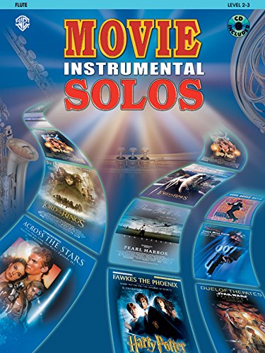 Stock image for Movie Instrumental Solos, Flute: Book and CD (Level 2-3) for sale by HPB Inc.