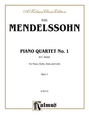 Piano Quartet, Op. 1 (Kalmus Edition) (9780757913501) by [???]