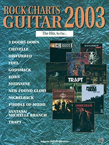 Imagen de archivo de Rock Charts Guitar 2003 The Hits, So Far.: Authentic Guitar TAB a la venta por HPB-Ruby