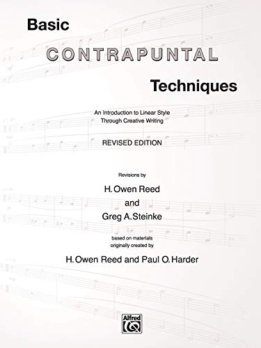 9780757916663: Basic Contrapuntal Techniques (Revised Edition): An Introduction to Linear Style Through Creative Writing