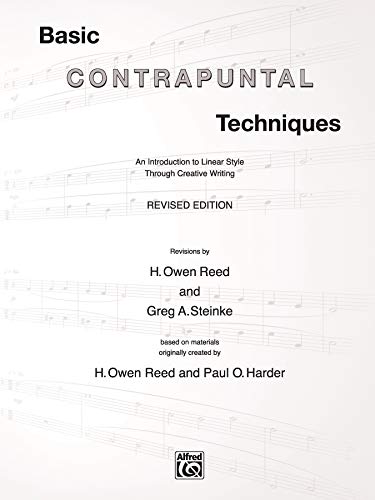 9780757916663: Basic Contrapuntal Techniques: An Introduction to Linear Style Through Creative Writing, Book & 2 CDs