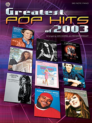 Imagen de archivo de Greatest Pop Hits of 2003 a la venta por Books From California