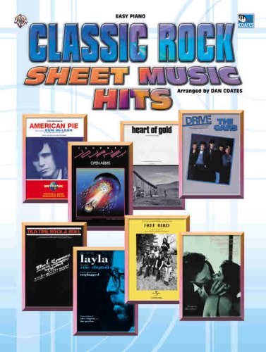 Easy Piano Classic Rock Sheet Music Hits