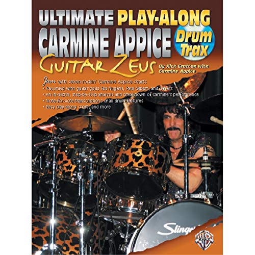 Stock image for Ultimate Play-Along Drum Trax Carmine Appice Guitar Zeus: Jam with Seven Rockin' Carmine Appice Charts, Book & 2 CDs for sale by HPB-Red