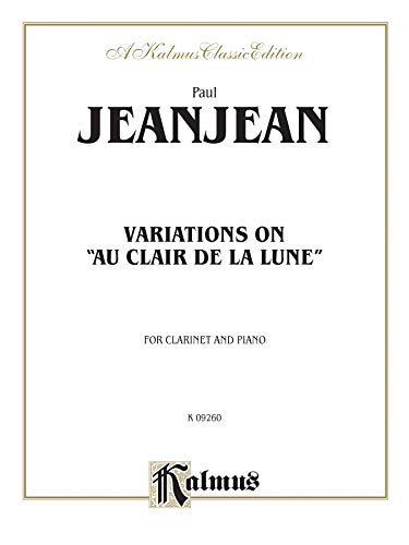 9780757919459: Variations on Au Clair de la Lune: Part(s) (Kalmus Edition)