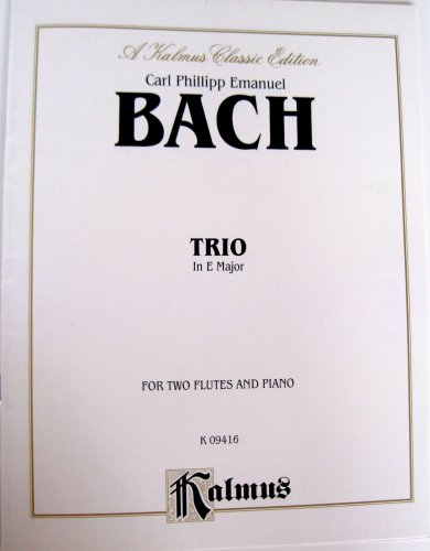 Trio in E Major (Kalmus Edition) (9780757919954) by [???]