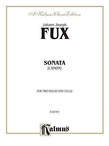Stock image for Sonata (Canon) for Two Violas and Basso Continuo: 2 Violas & Basso Continuo (Kalmus Classic Editions) for sale by Ergodebooks