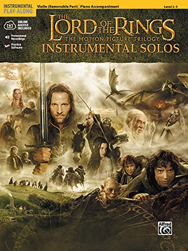 9780757923296: The Lord of the Rings Instrumental Solos for Strings: Violin (with Piano Acc.), Book & CD [Lingua inglese]