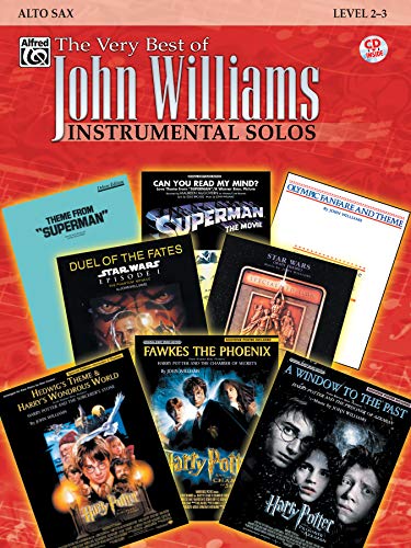 

The Very Best of John Williams: Alto Sax, Book & CD [Soft Cover ]