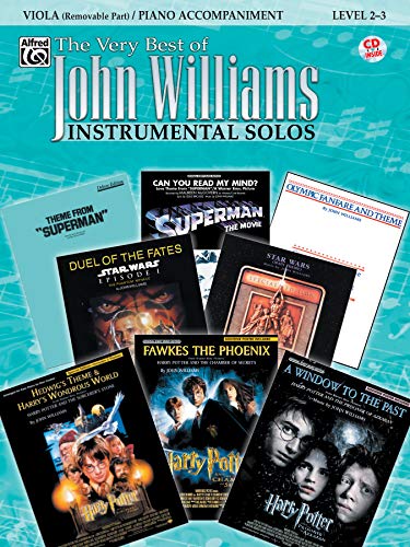 

The Very Best of John Williams for Strings: Viola (with Piano Acc.), Book & CD [Soft Cover ]