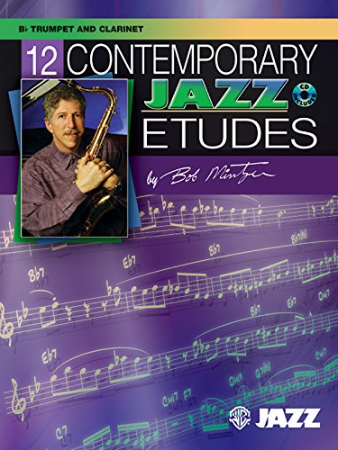 9780757936562: 12 Contemporary Jazz Etudes - Bb Instr: B-Flat Trumpet/Clarinet, Book & Online Audio