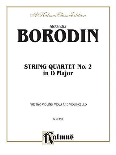 String Quartet No. 2 in D Major (Kalmus Edition) (9780757936968) by [???]