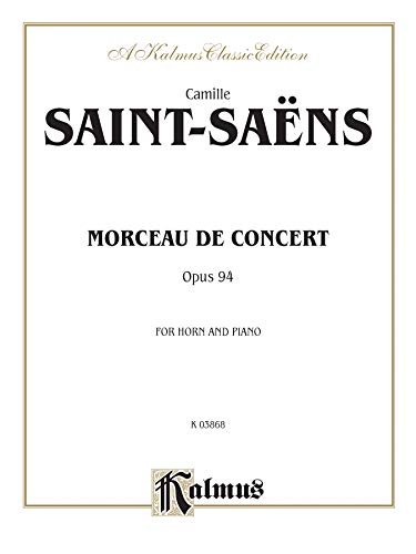 9780757937071: Morceau de Concert, Op. 94: Part(s) (Kalmus Edition)
