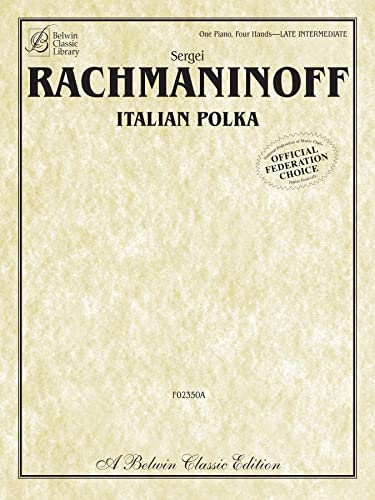 Imagen de archivo de Italian Polka: Trumpet Part Included (Sheet) (Belwin Classic Library) a la venta por Magers and Quinn Booksellers