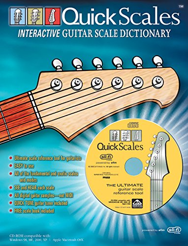 9780757937613: Quick Scales- Interactive Guitar Scale Dictionary: Amazing Guitar Scale Dictionary on CD-ROM with Free Scale Book Included