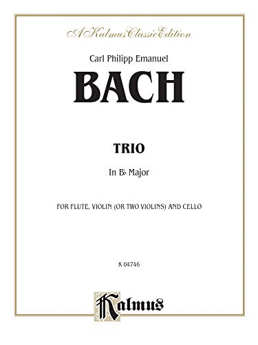 Trio in B-flat for Two Violins (Kalmus Edition) (9780757937668) by [???]