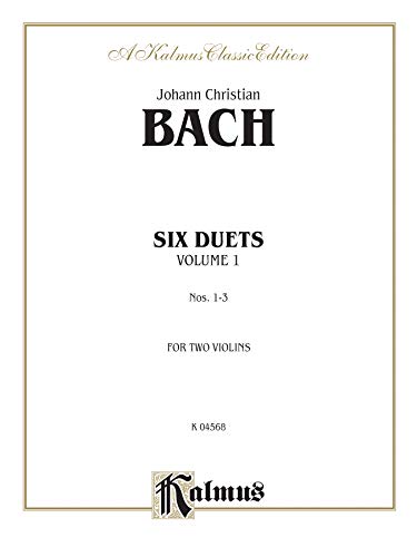 Six Duets, Vol 1 (Kalmus Edition, Vol 1) (9780757937866) by [???]