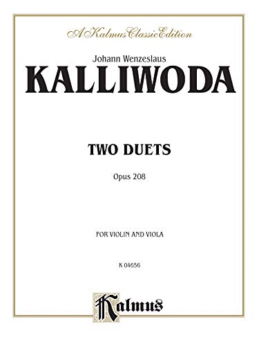 Stock image for Two Duets, Op. 208 (Kalmus Edition) for sale by Magers and Quinn Booksellers