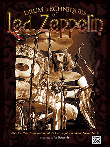 9780757940309: Drum Techniques of Led Zeppelin: Note-For-Note Transcriptions of 23 Classic John Bonham Drum Tracks
