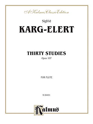 Beispielbild fr Thirty Studies Op.107 (Kalmus Edition) zum Verkauf von Magers and Quinn Booksellers