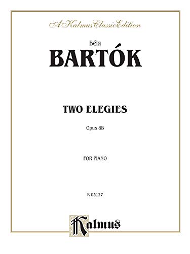Imagen de archivo de Two Elegies, Op. 88 a la venta por Revaluation Books