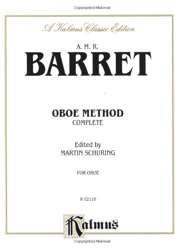 Stock image for Oboe Method (Complete) (Kalmus Edition) for sale by Ergodebooks