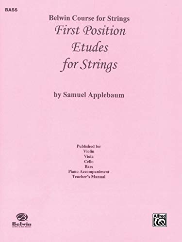 Stock image for First Position Etudes for Strings: Bass (Paperback) for sale by Grand Eagle Retail