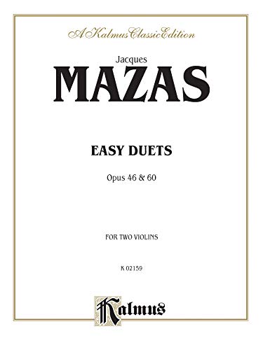 Imagen de archivo de Easy Duets, Opus 46 And 60 a la venta por Better World Books