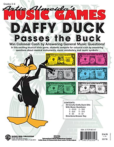 Beispielbild fr Daffy Duck Passes the Buck (Win Colossal Cash by Answering General Music Questions!): Grades 3-6, Collated Kit zum Verkauf von Kennys Bookshop and Art Galleries Ltd.