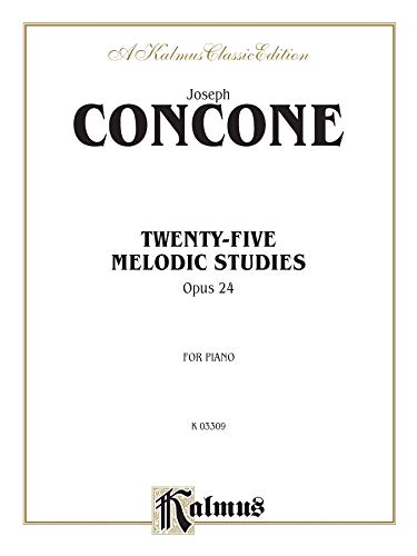 Beispielbild fr Twenty-Five Melodious Studies, Op. 24 (Kalmus Classic Edition) zum Verkauf von Buchpark