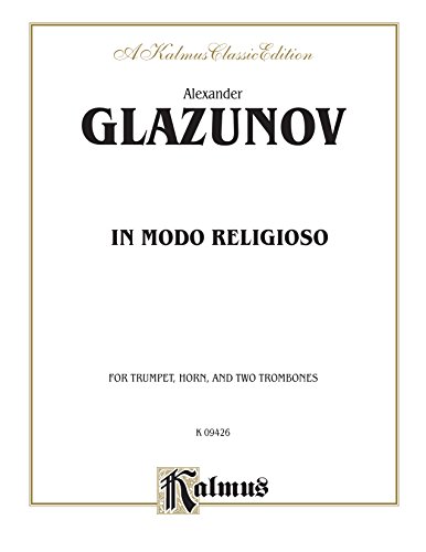 In Modo Religioso, Op. 38 (Kalmus Edition) (9780757992469) by [???]