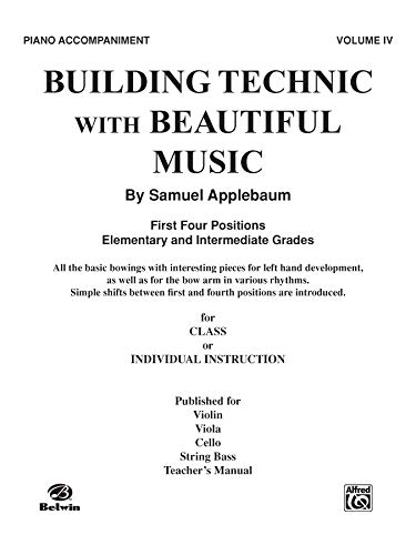

Building Technic With Beautiful Music, Bk 4: Piano Acc. [Soft Cover ]