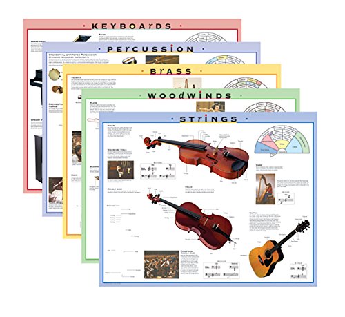 9780757994920: Instrument Family Posters and Outline Sheets: 5 Posters & 32 Outlines