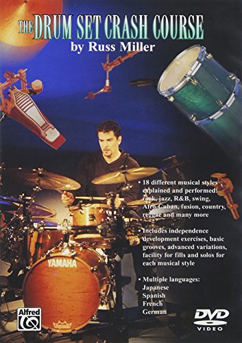9780757997228: Alfred Russ Miller Drum Set Crash Course DVD