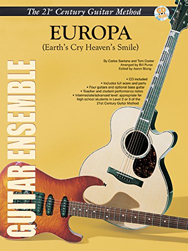 Belwin's 21st Century Guitar Ensemble -- Europa (Earth's Cry Heaven's Smile): Score, Parts & CD (Belwin's 21st Century Guitar Course) (9780757997860) by [???]