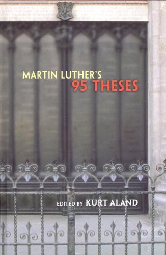 Beispielbild fr Martin Luther's 95 Theses zum Verkauf von BooksRun