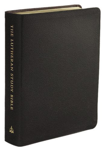 

The Lutheran Study Bible - Black Genuine Leather