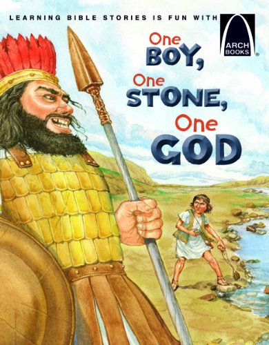 Imagen de archivo de One Boy, One Stone, One God (Arch Books) a la venta por Red's Corner LLC